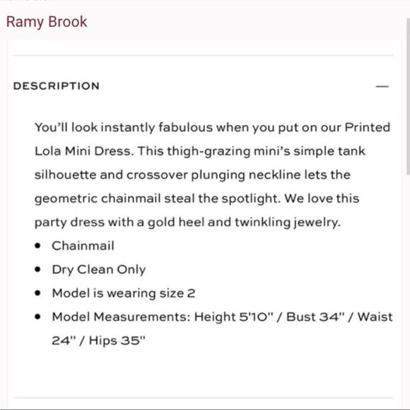 (70% OFF) NWT $495 Ramy Brook Printed Lola Surplus dress cream and rose pink 4 - Picture 4 of 8